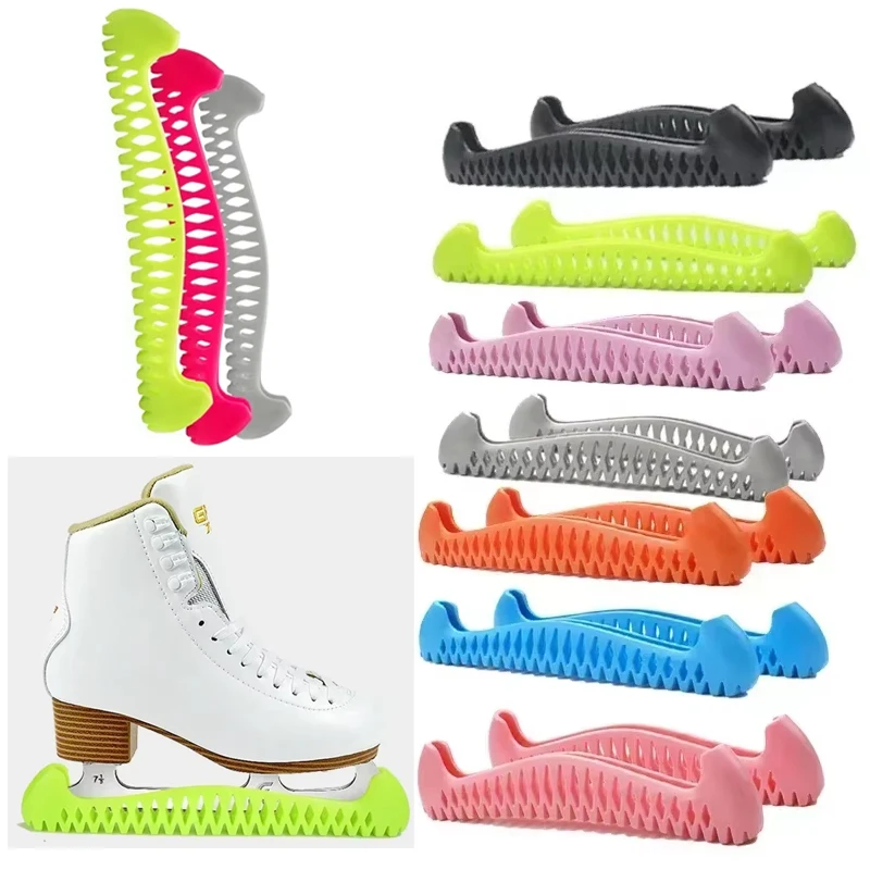 

Нескользящая защита для катания на коньках из ТПУ, масштабируемая крышка лезвия для фигурного конька, большие размеры, регулируемая, для ходьбы, предотвращает прокола, высокая эластичность