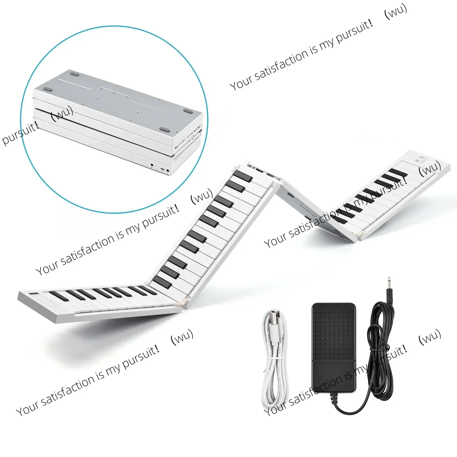 Suitable for 2023NEW 88k eye foldable piano Digital Piano Portable Electronic keyboard student instrument