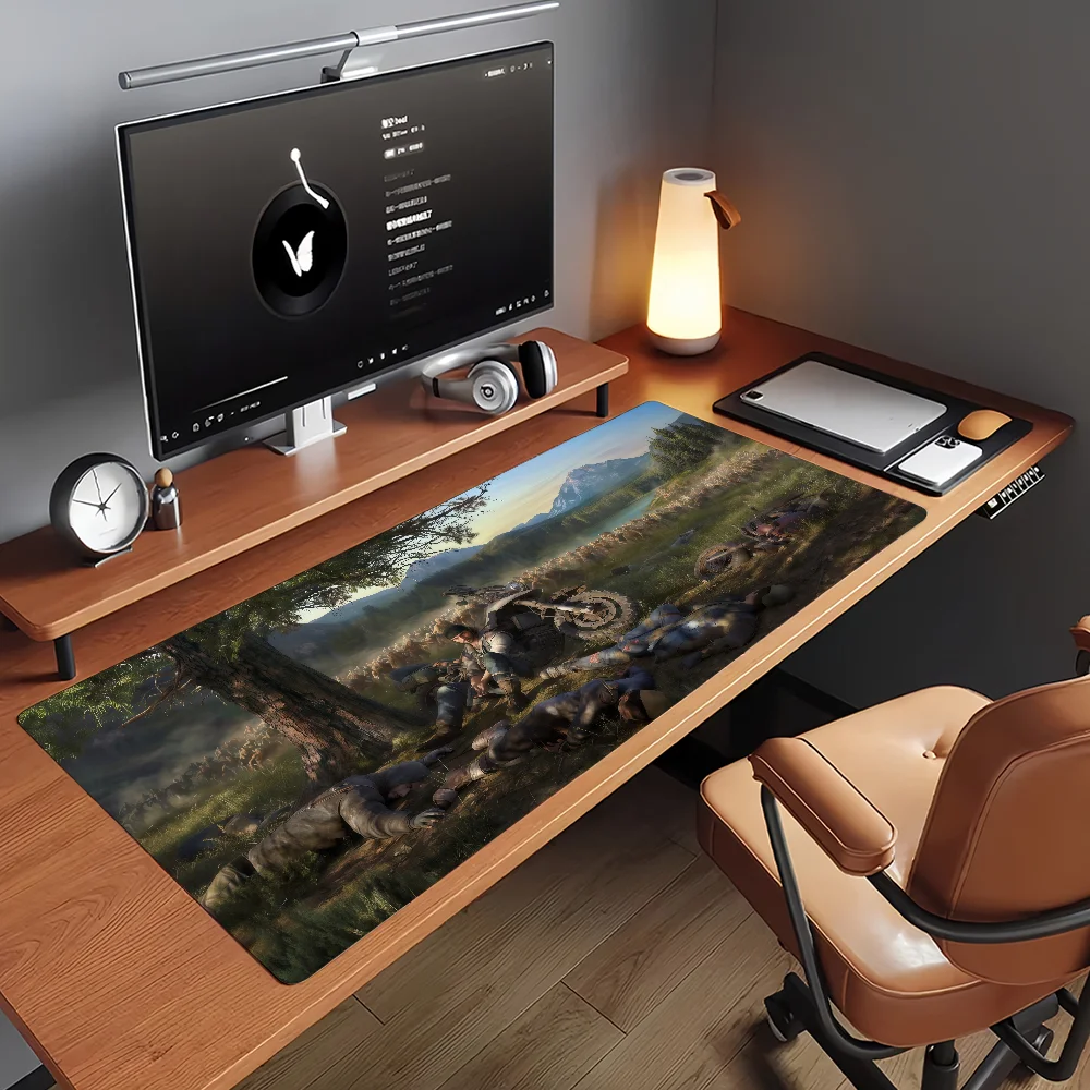 D-Days G-GoneS Mouse Pad Non-slip Locking Edge DeskMat PC Laptop Accessories Rubber Office Keyboard Game Carpet 350x900x3mm