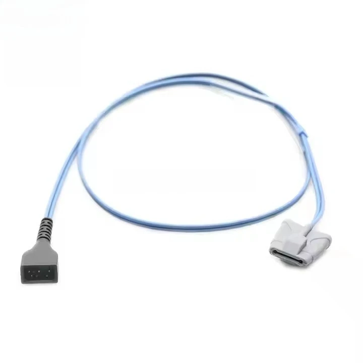 Reusable 7-Pin Silicone Soft Tip Spo2 Probe Child Compatible Sensor