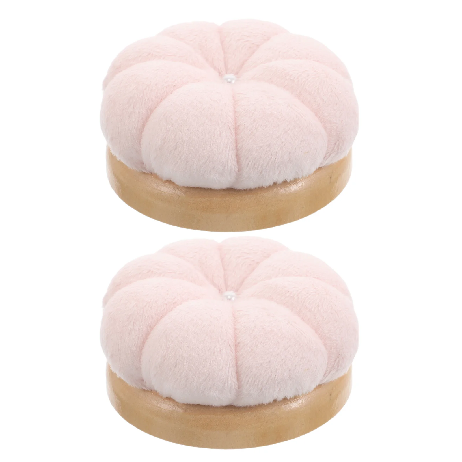 

2Pcs Needle Holder Pumpkin Shape Sewing Pin Cushion Portable for Embroidery Home Travel Office Use Cute Pumpkin Needle Cushion