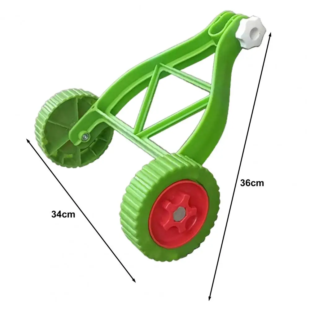 Lawn Mower Support Wheel Precise Mowing Attachment String Trimmer Support Wheels Lawn Mower Accessories with Strong Load-bearing