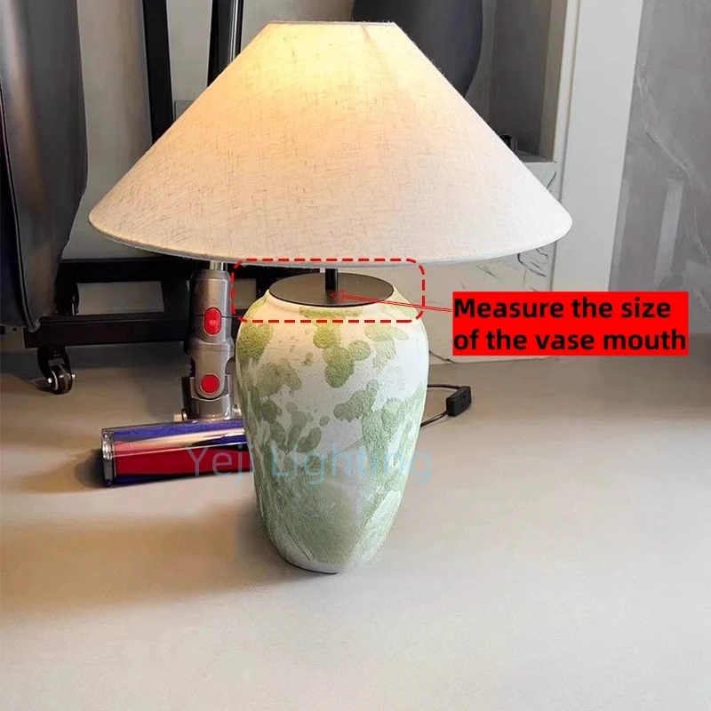 Modern Vase Modification DIY Lamp Base Desk Lamp with Cable Wire Lamp Modification Vase Table Lamp Modification E27 Holder Light