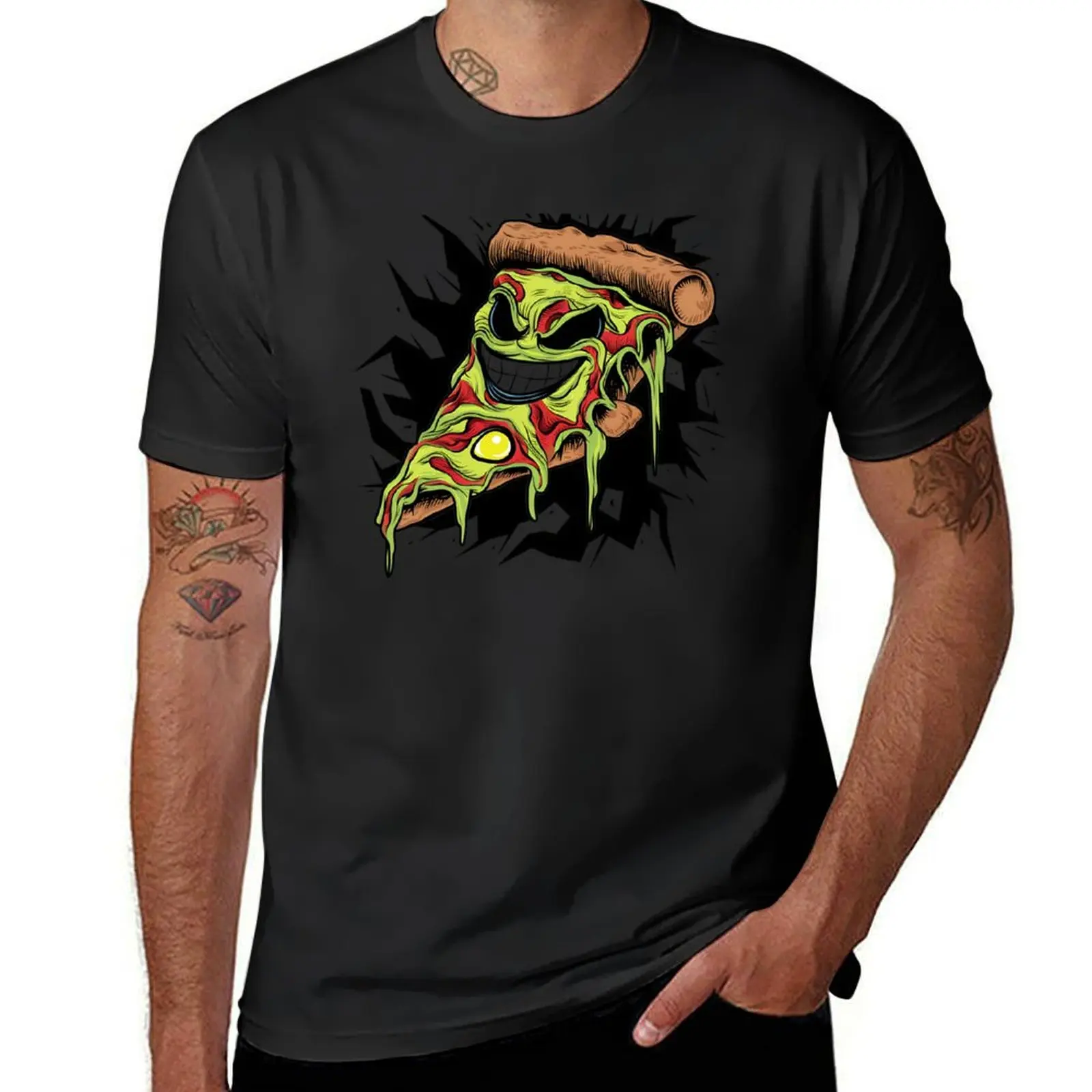 

Apoca-Pizza: Slice of Darkness Graphic T-Shirt Blouse anime stuff new gifts and t-shirts mens t shirts top quality