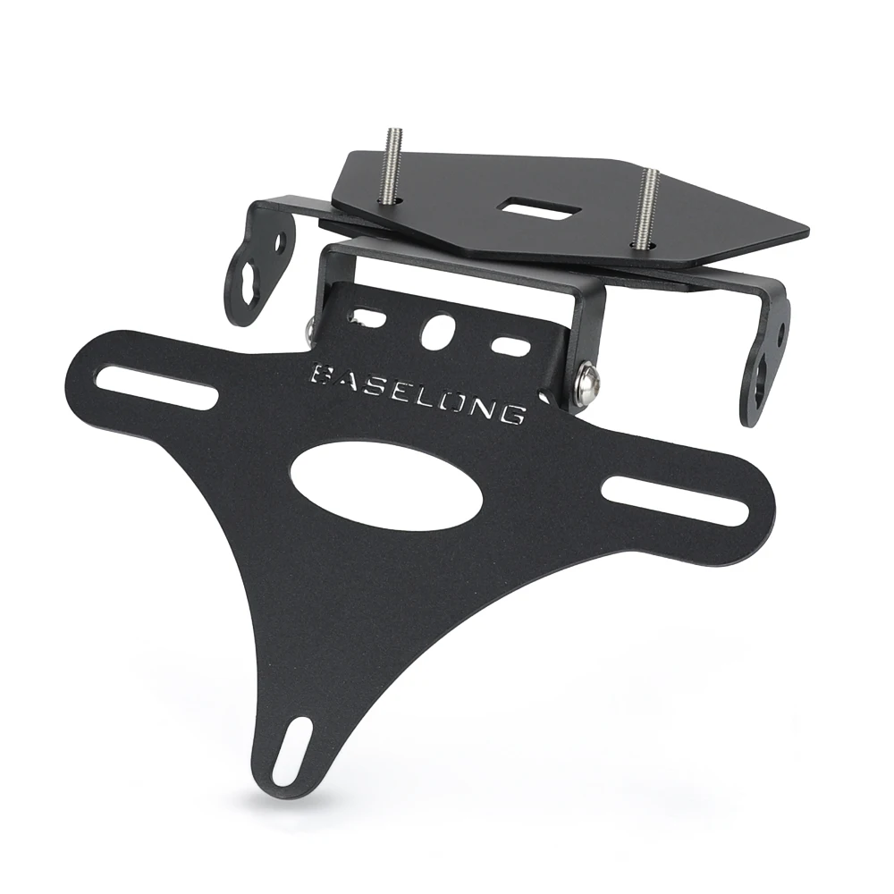 إطار حامل لوحة ترخيص الدراجة النارية مع ملحقات إضاءة LED لسيارات BMW S1000R S1000RR 2019-2026 M1000R M1000RR 2021 2022 2023