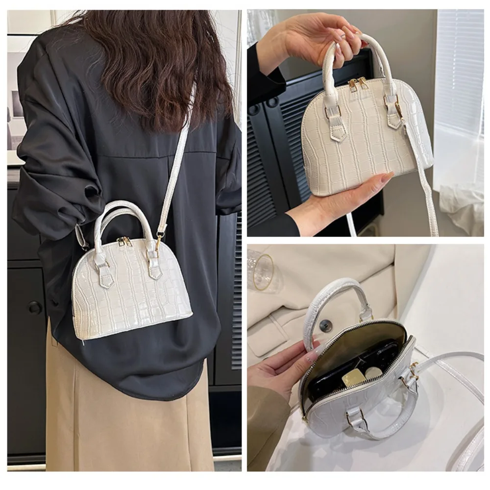 Borsa a tracolla retrò moda in pelle Pu nuova borsa da donna borsa a tracolla Versatile con motivo a coccodrillo impermeabile