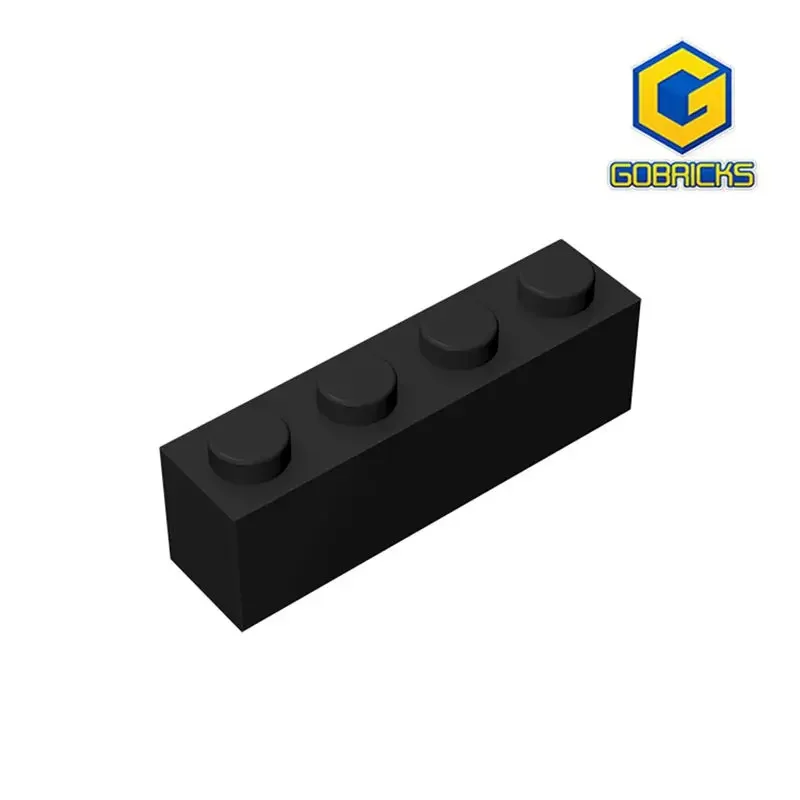 Gobricks GDS-534 Brick 1 x 4 without Bottom Tubes compatible with lego 3010 3066 pieces of children's DIY