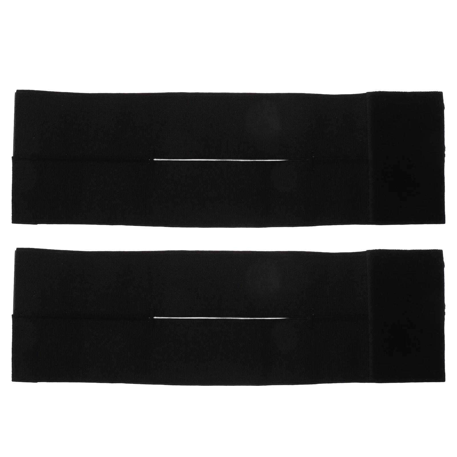 

2pcs Black Baseball Glove Strap Elastic Wrist Band Fixing Holder Polyester Blend Softball Gloves Accessories Glove Wrap
