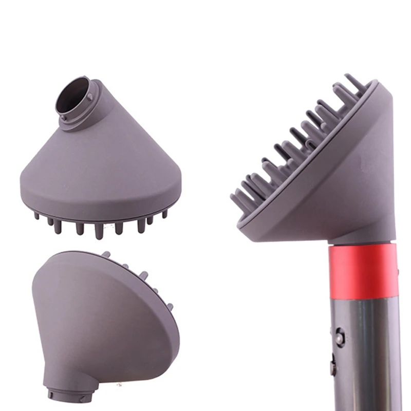 New Diffuser Nozzle Gray Diffuser Nozzle Plastic Diffuser Nozzle For Dyson Airwrap HS01 HS05 Styler Hair Dryer Attachment Parts