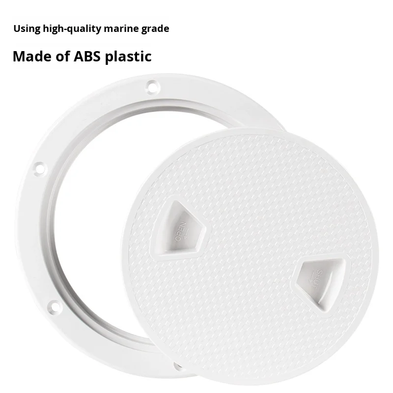 4 6 8 Polegada placas de deck antiderrapantes para barcos de escotilha capa de plástico destacável para rv instalações ao ar livre acessórios de barco