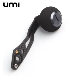 Umi Carbon Fiber Materails Fishing Reel Handle Single Handle Hole Size 8x5/7x4mm Length 92mm For Da/Ab/Sh Baitcast DIY Accessery