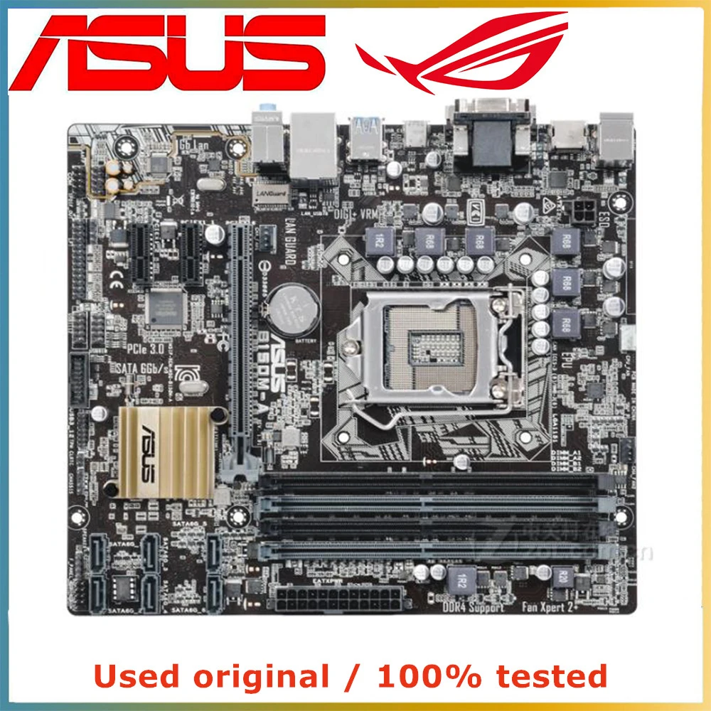 

For ASUS B150M-A Motherboard LGA 1151 DDR4 64G For Intel B150 Desktop Mainboard SATA III PCI-E 3.0 X16