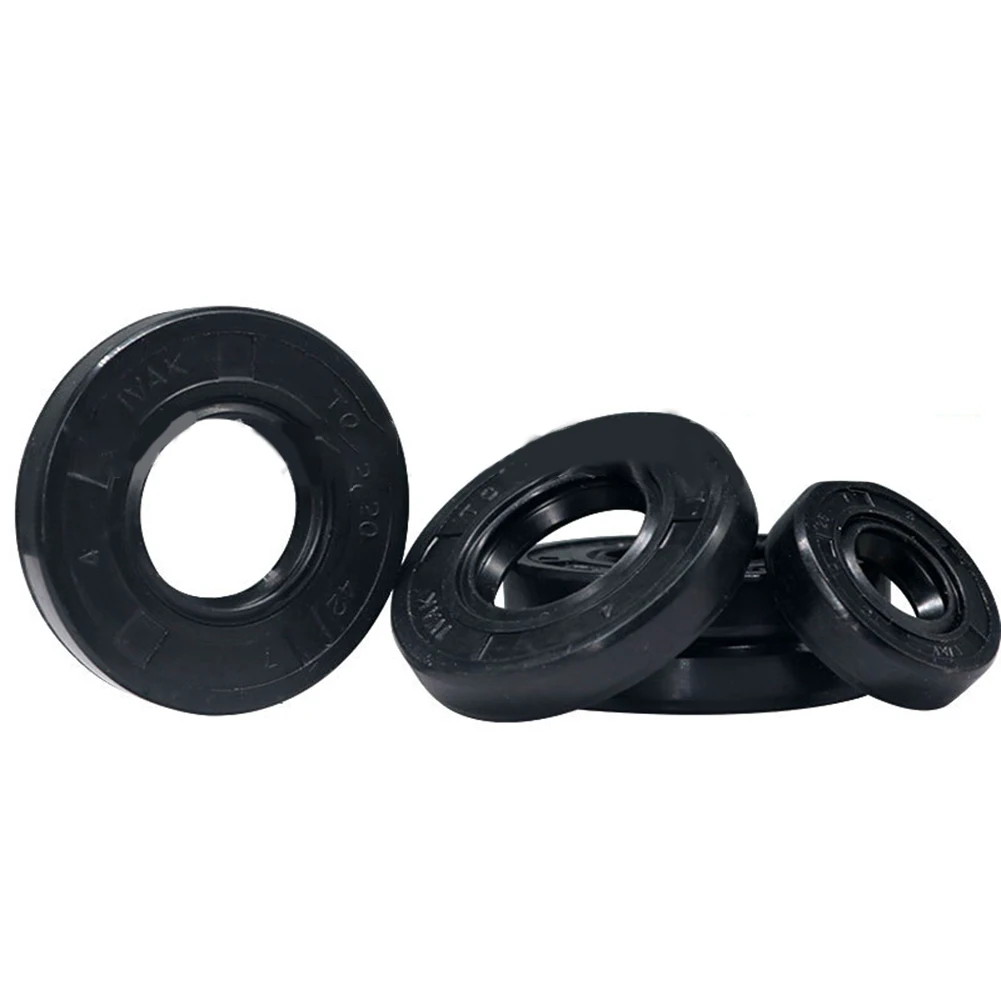 Assembling Component Oil Seal Wear Resistance Oil Resistance Motor Black High Performance High Quality Brand New