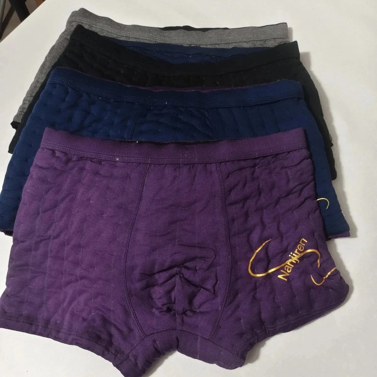 

Мужские трусы ручной работы из смесового хлопка, трусы ABDL, гладкие, водопоглощающие