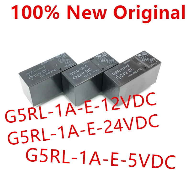 10 Stück G5RL-1A-E-5VDC, G5RL-1A-E-12VDC, G5RL-1A-E-24VDC, G5RL-1A-E-48VDC DIP-6 Neues Leistungsrelais G5RL-1A-E DC12 DC24 DC5