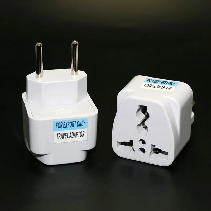 Adaptador de enchufe universal 2 pines UK/US/UE a Italia/Suiza/Brasil - imagen 4