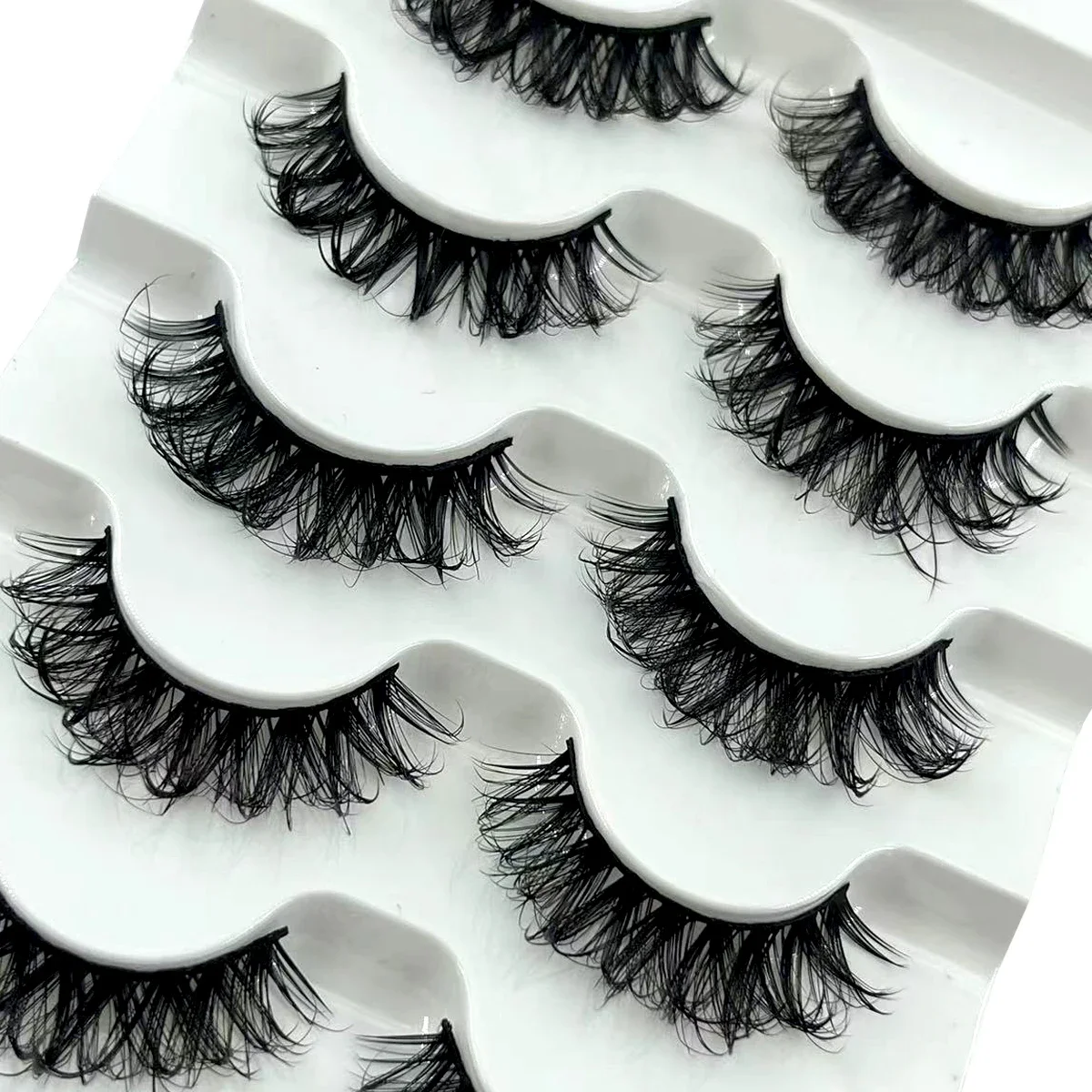 رموش كوسبلاي أنيمي رموش ذكية مزيفة مكياج تايلاندي ناعمة طبيعية رطبة تمديد الرموش