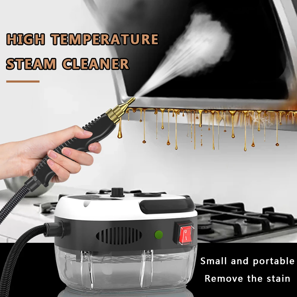 2500W Home Appliance Steam Cleaning Machine High Temperature Sterilization Air Conditioner Kitchen Range Hood with Brush Heads