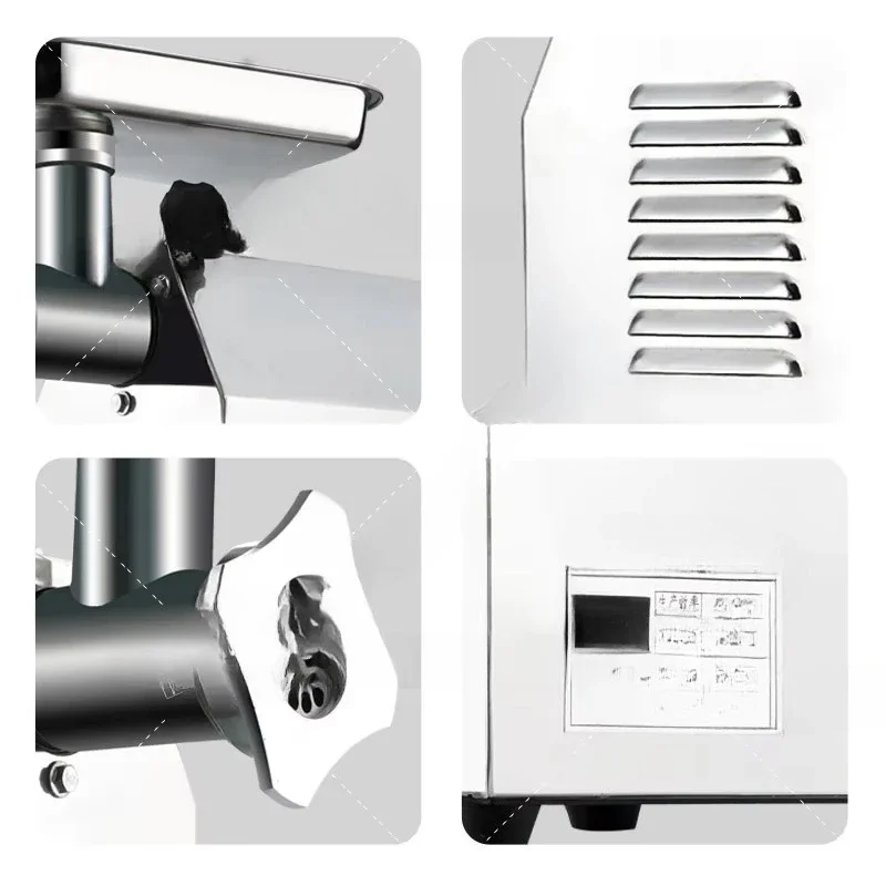 Industrial Heavy Duty Butcher Stainless Steel Chicken Meat Grinder, Electric Meat Grinder Meat Grinder