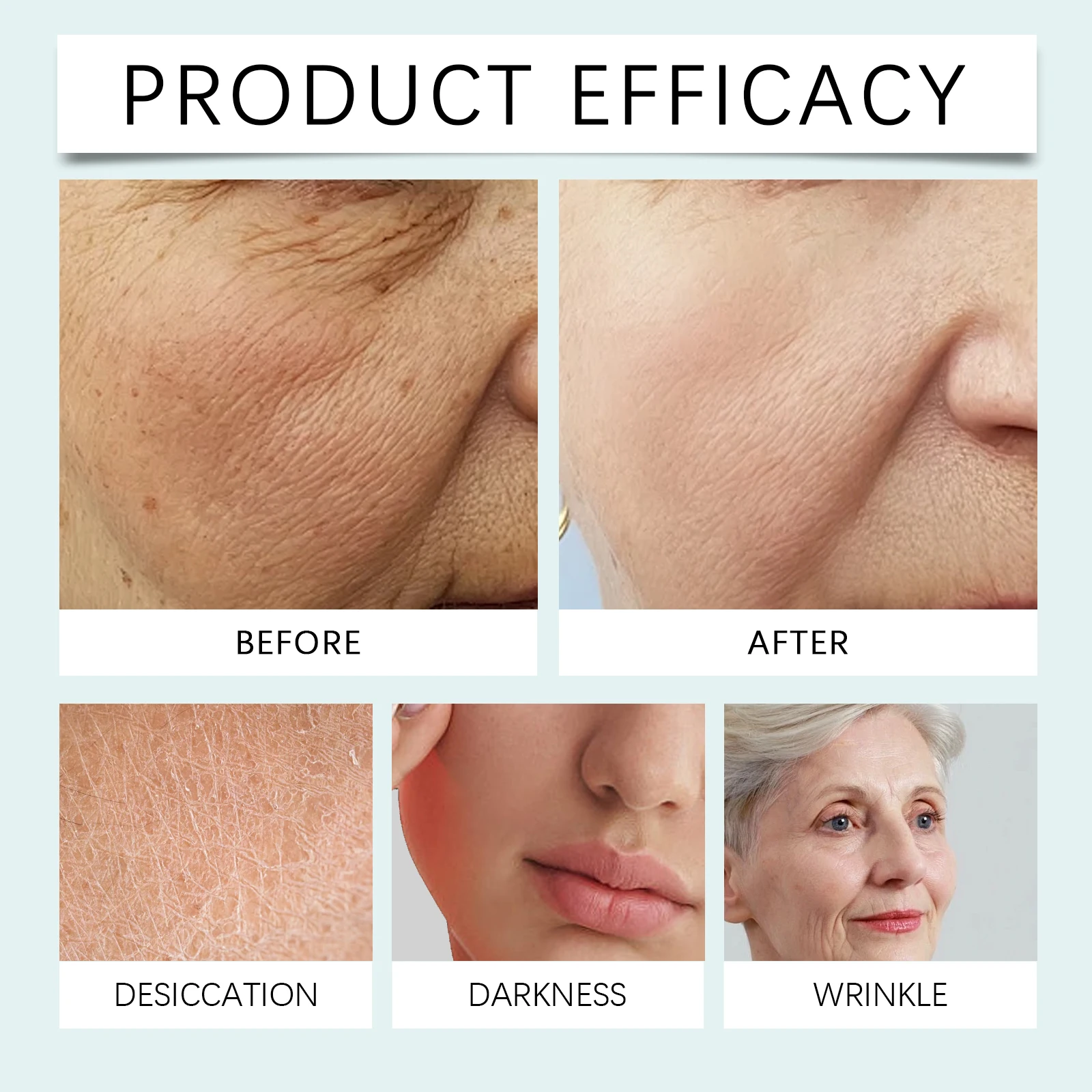 EELHOE Feuchtigkeitsspendende Strahlungscreme, Glycerin, Mineralöl, Gesicht, feuchtigkeitsspendend und glättend für strahlende Haut, 50,00 g