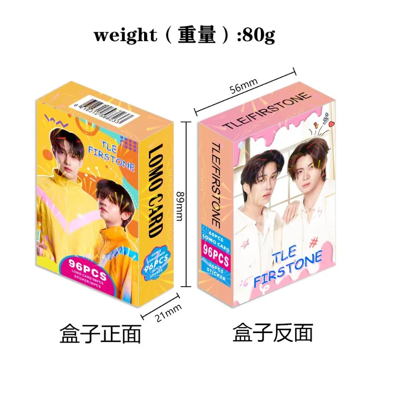 96 tlefiestone polaroid star collection card sticker postcard lomo card