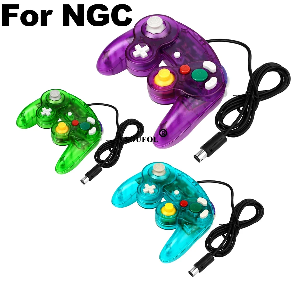 New Wired Game Controller for GameCube NGC Single Button Wired Gamepad Joystick for NGC Game Console Dropshipping