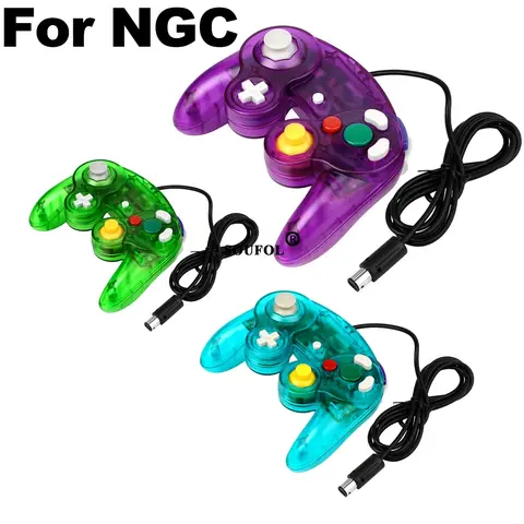 New Wired Game Controller for GameCube NGC Single Button Wired Gamepad Joystick for NGC Game Console Dropshipping