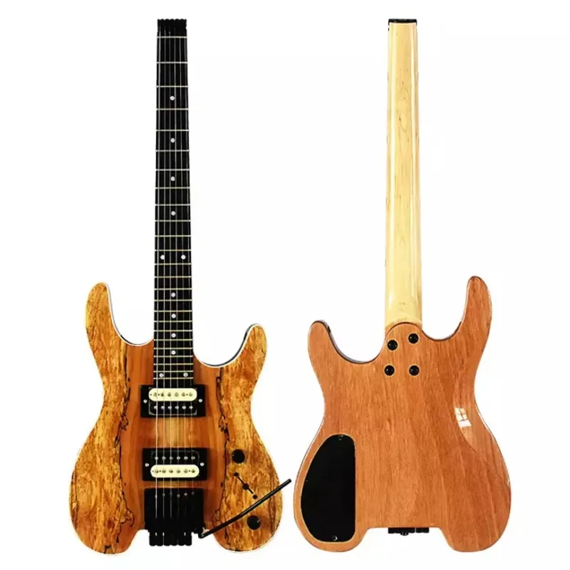 China Manufacture Professional Silent Guitar Electric Guitar Headless