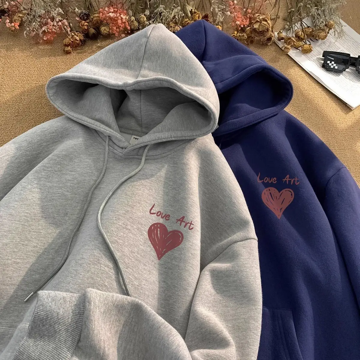 Men's Hooded Sweatshirts Sweatpants All Season Daily Casual Sport Tracksuit Urban Fashion Hooded Streetwear Jogging Hoodie Pants