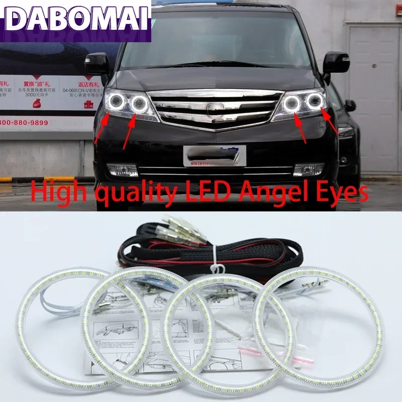 

ДХО для Honda ELYSION PRESTIGE 2004-2013 супер яркий белый цвет 3528 SMD светодиодный комплект «ангельские глазки» дневные ходовые огни