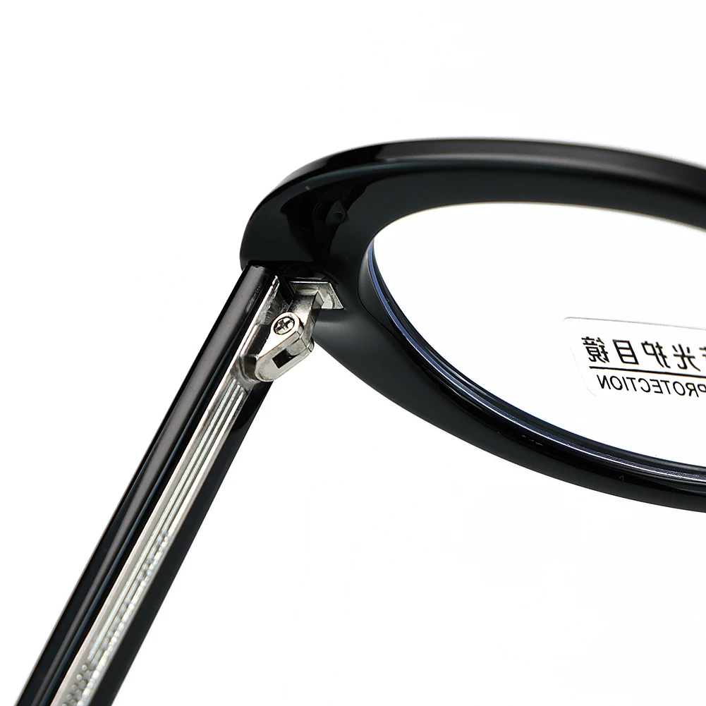 Peekaboo TR90 oval glasses anti blue light unisex clear lens fashion glasses frame women acetate korean style male gift items