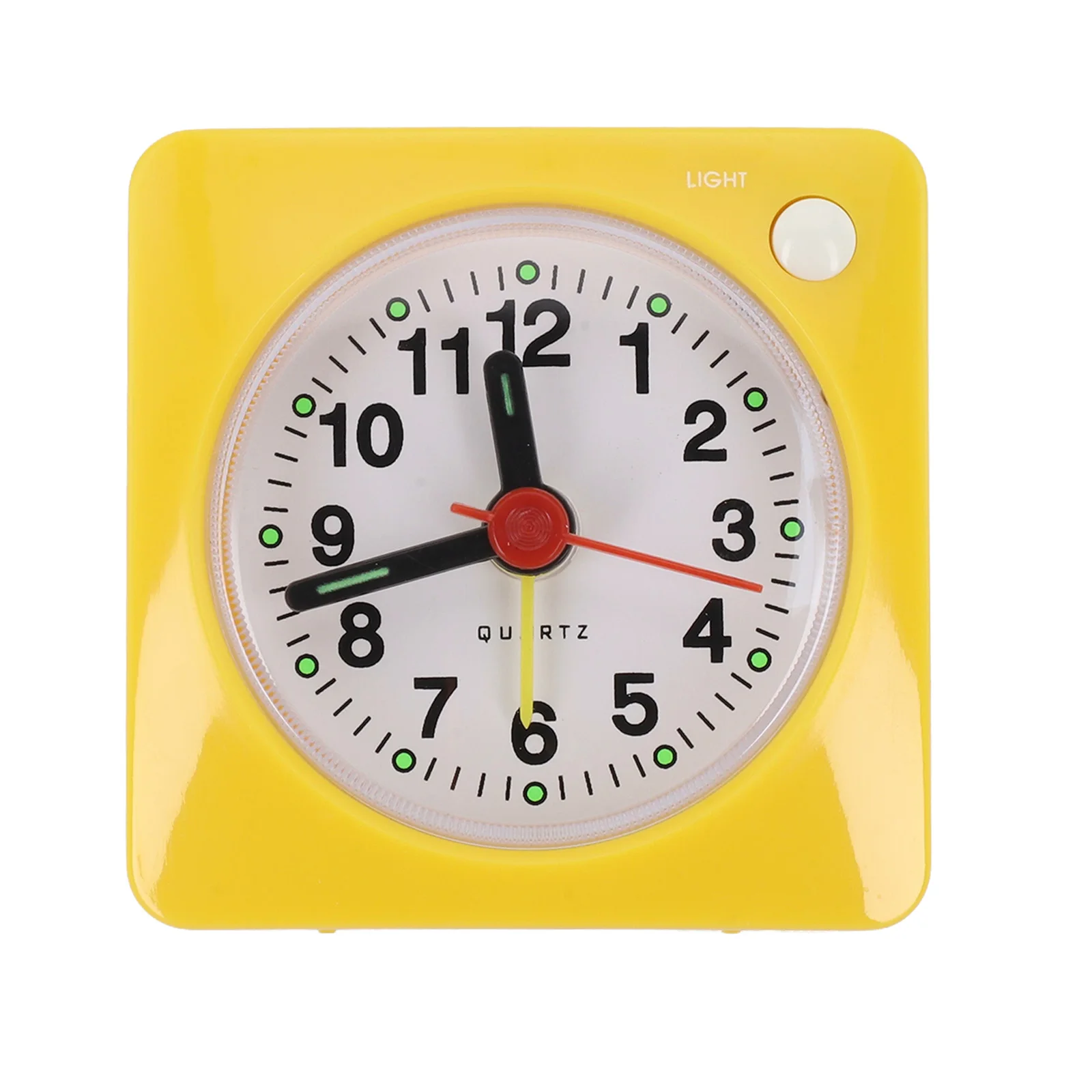 Decoration LED Desk Clock Mini Alarm Clock Built-in Light Compact And Portable Easy To Operate Silent Quartz Movement