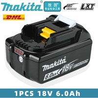 100% original Makita 18V 6.0Ah Rechargeable Battery ,For Makita BL1830 BL1830B BL1840 BL1840B BL1850 BL1850B Power Tools Battery