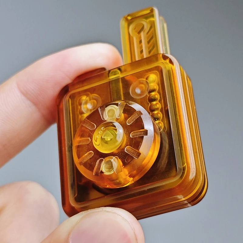 Mechaniczny przycisk suwakowy magnetyczny kliker do kart wciskanych płytka do wciskania monet EDC zabawka sensoryczna antystresowa redukująca stres i lęk