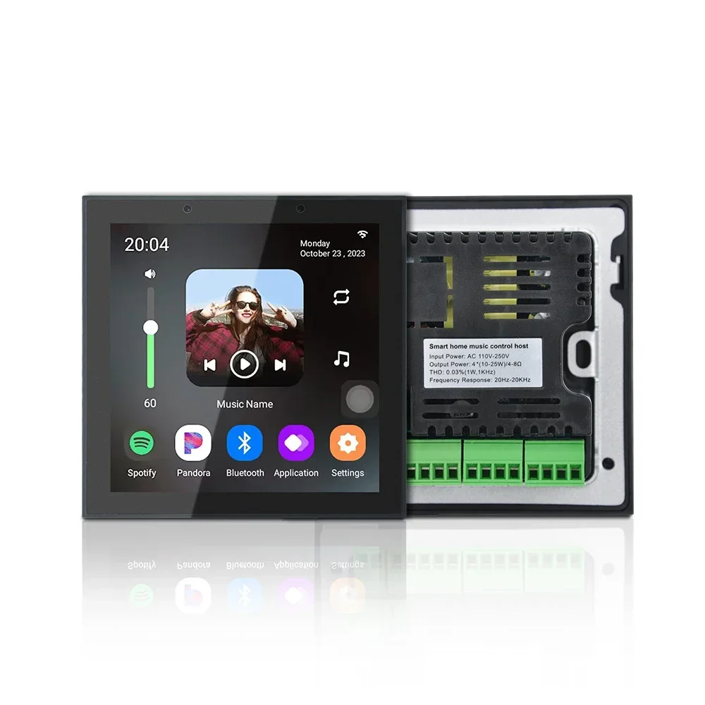 

Android 11 Tuya Smart Home Audio System Touch Screen 4 Inch And 4 *20w Bluetooth Wifi Wall Amplifier