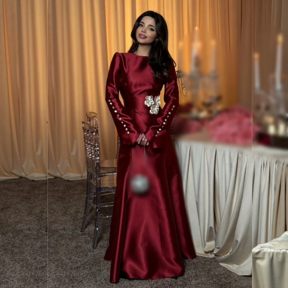 

Customized Glitter Applique High Collar Trumpet Long Dresses Classic Women's Evening Gowns Bespoke Occasion Elegant Party Dress