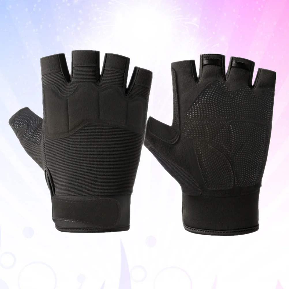 

Gift Choice Gloves Half Finger Non-slip Thickened Palm for Men Sports Cycling Premium Material