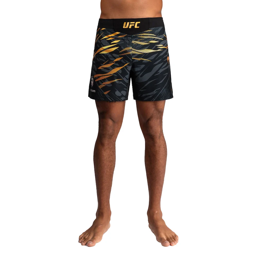 

3D printing UFC Fusion Authentic Fight Night men's fight short in short fit and Black color. Comfortable sports quick dryin