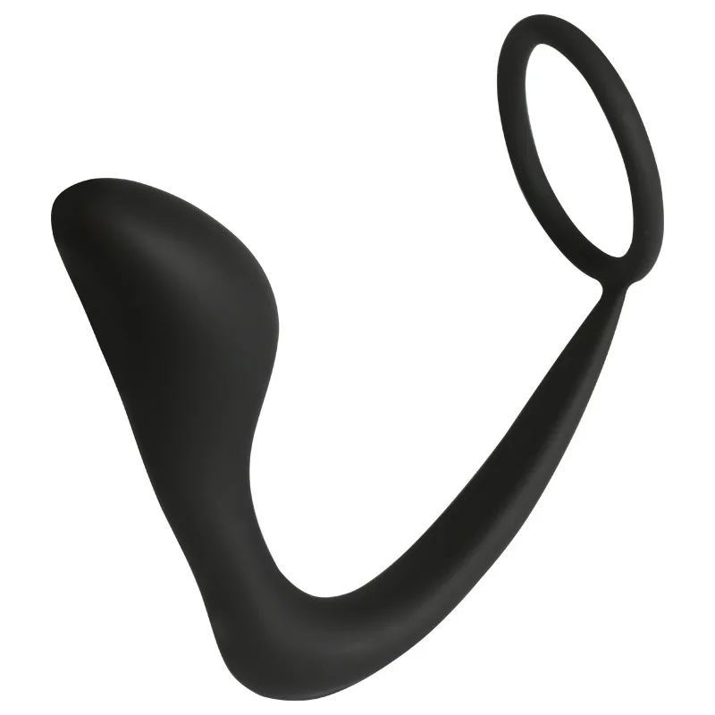 Silica Gel Lock Ring Penis Ring Prostate Massager Adult Sex Toys for Men Back Court Beads Male Butt Plug Couple Sharing Cock - view 6