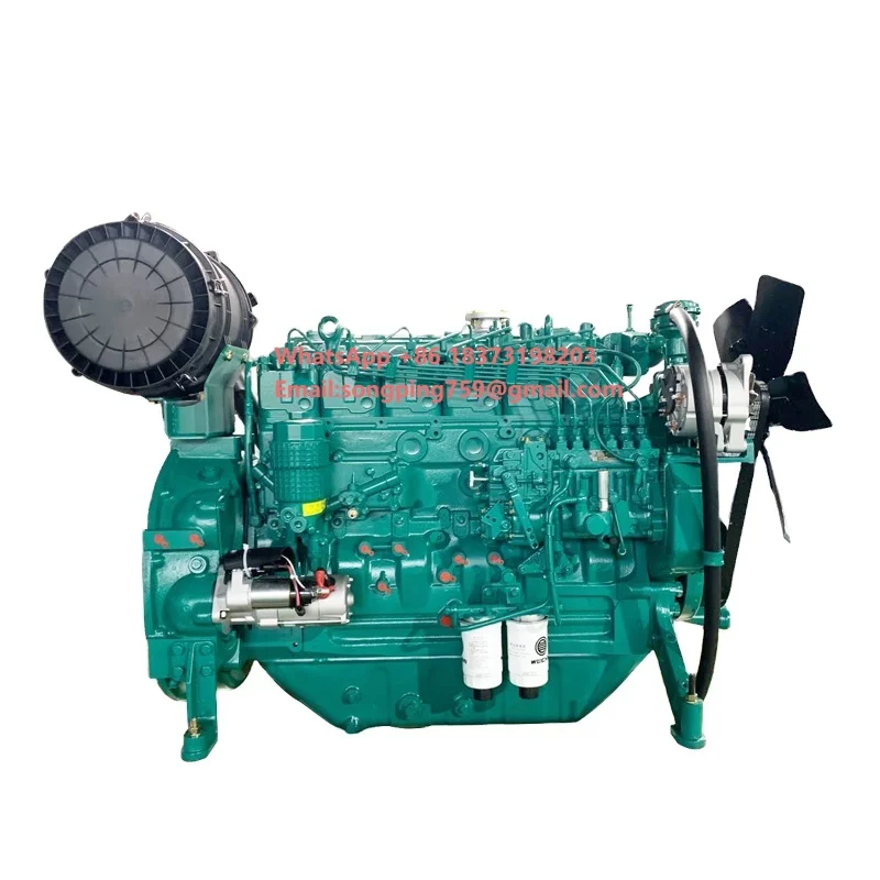 Reliable and Cheap Radiator Cooled 6-cylinders Diesel Engine WP Series Weichai Original Deutz Engine