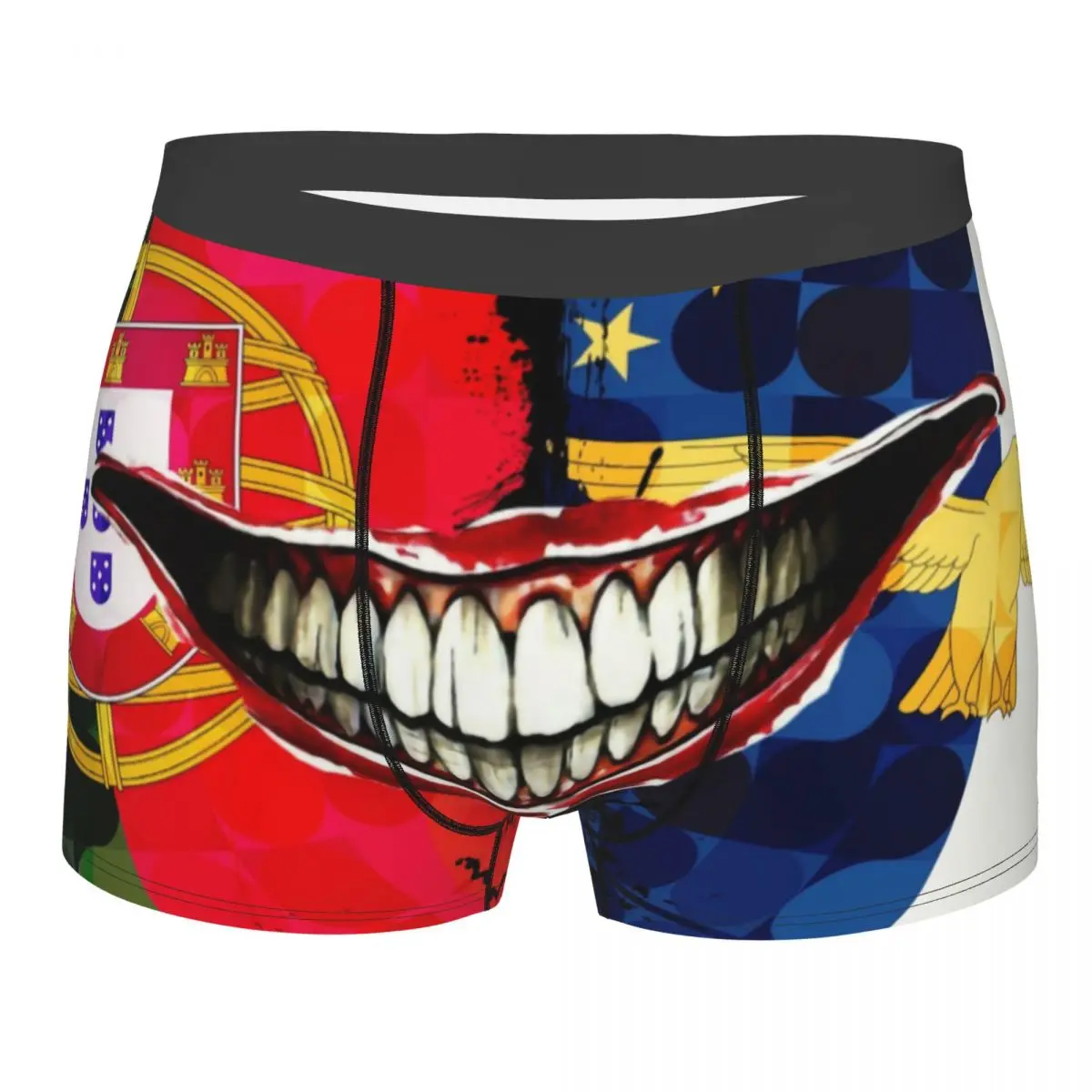 Male Cool Coll Portuguese Smile Underwear Portugal Flag Boxer Briefs Breathbale Shorts Panties Underpants