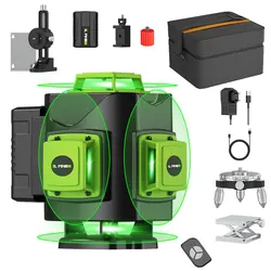 LFINE Nivel Laser Set  4D 16 Lines 3D 12 Lines 360 Self-Leveling professional Laser Level Horizontal And Vertical laser Tools