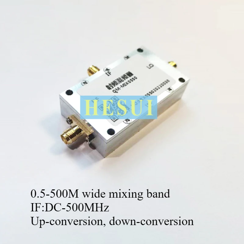 0.5-500MHz RF mixer Double balanced Medium frequency  up and down converter 500M mixing