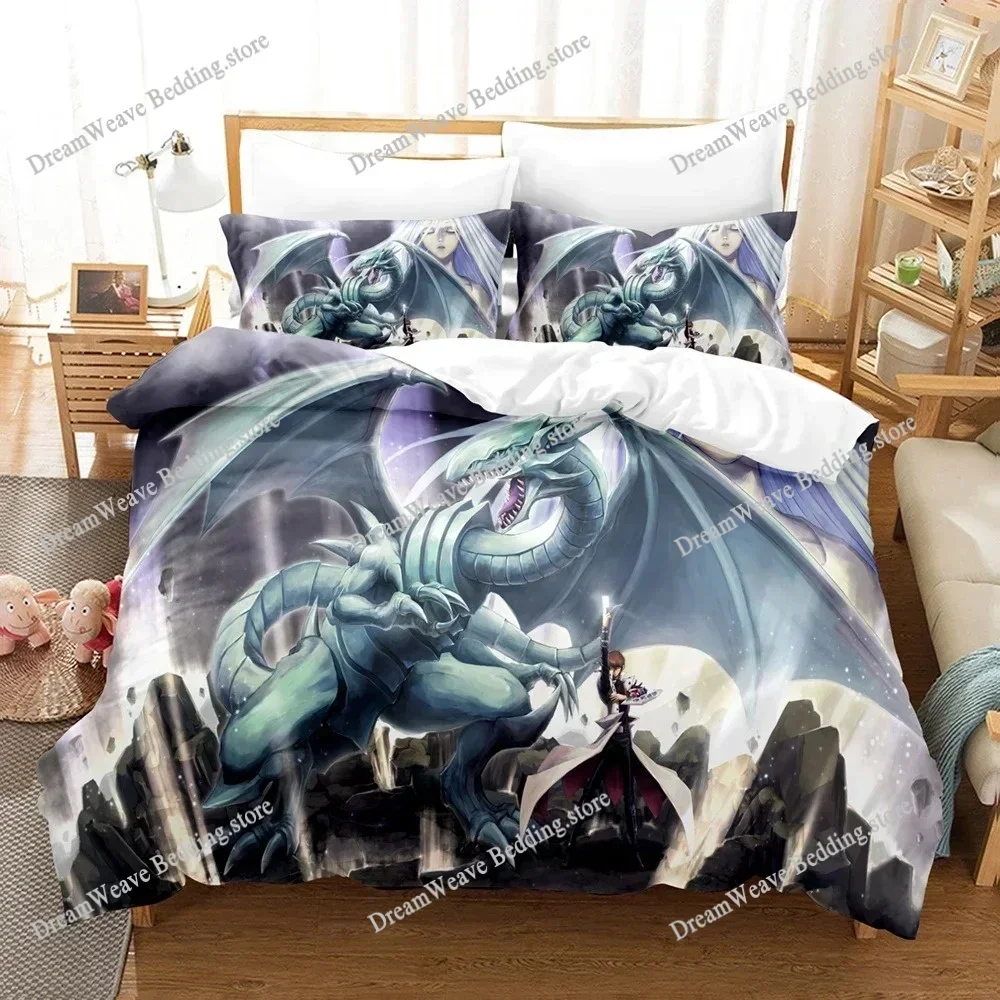3D The Yu Gi Oh Bedding Sets Duvet Cover Set with Pillowcase Twin Full Queen King Bedclothes Bed Linen Luxury Gift