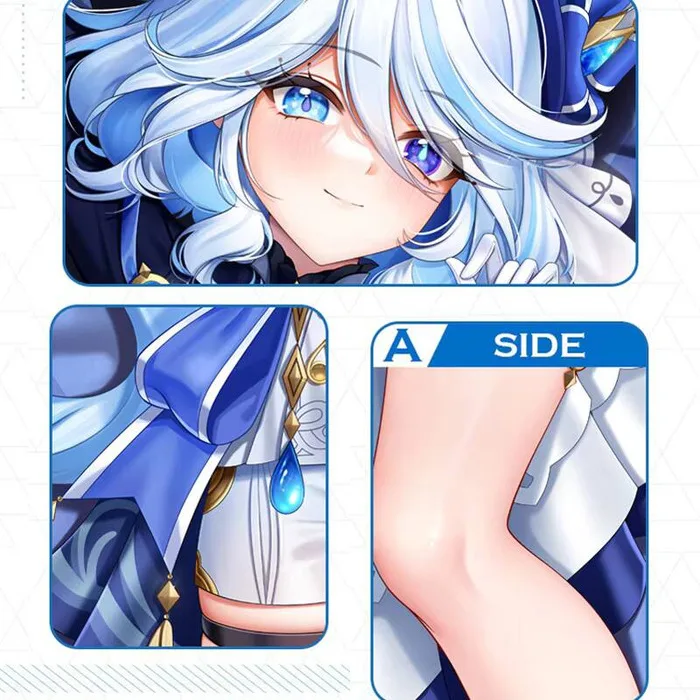 

Anime Genshin Impact Furina Sexy Dakimakura Hing Body Case Otaku Pillow Cushion Cover Bed Linings Xmas Gifta New MHCY 1