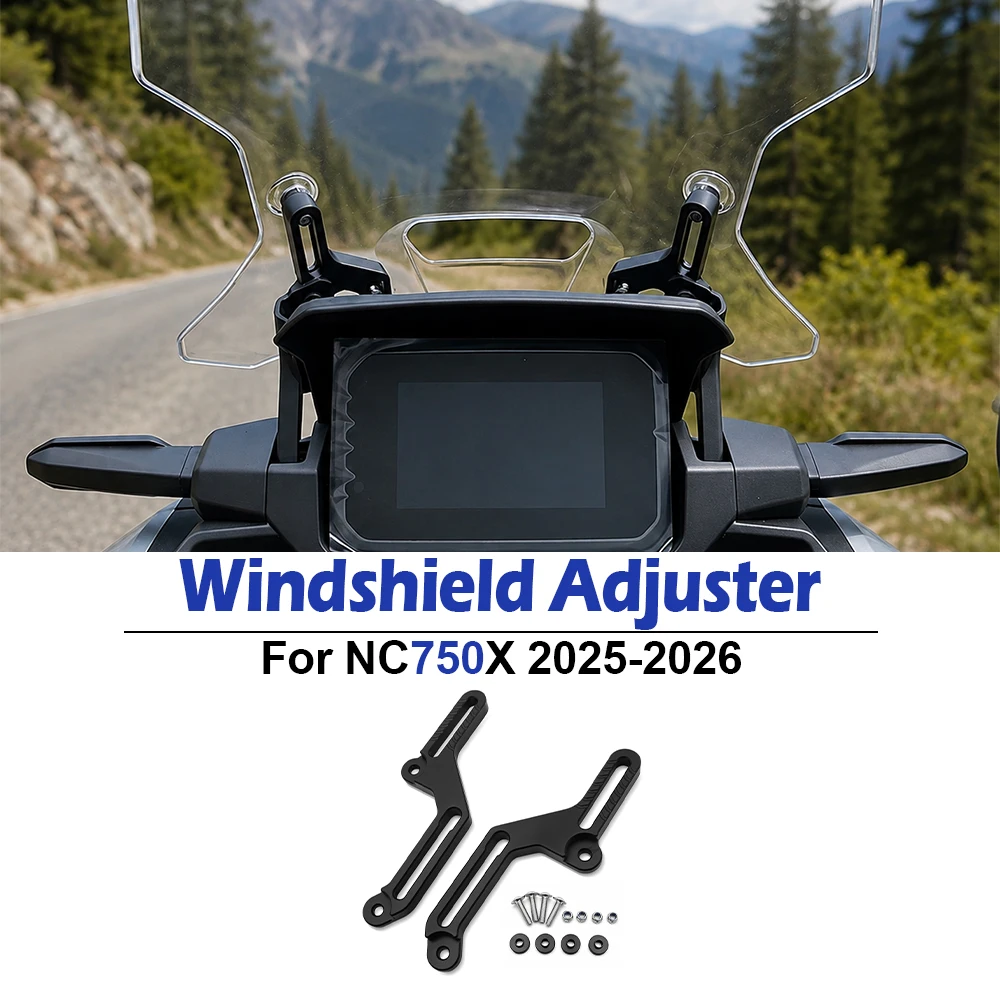 NC750X Windscreen Adjusters Height-Adjustable Stand Windscreen Decorative Bracket For HONDA NC 750 X NC750 X 750X 2025 2026