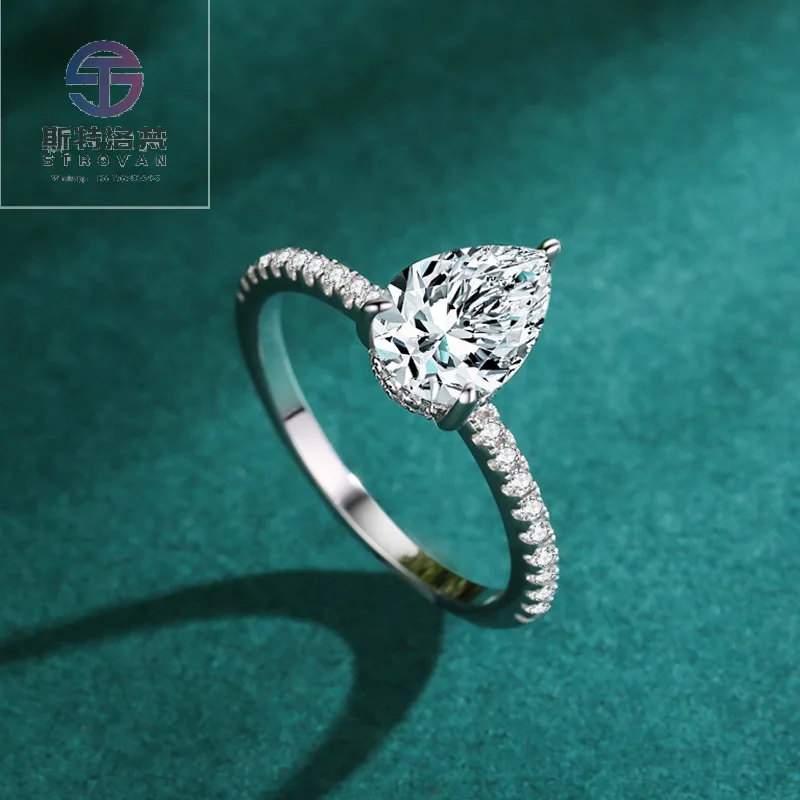 

Custom Jewelry Fine Jewelry Rings for Women Jewelry Rose Gold S925 Sterling Silver Engagement Wedding Trendy CMA