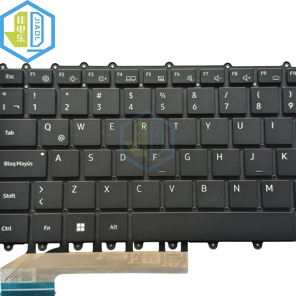 New ru russian la latin us englisch hintergrund beleuchtung laptop tastatur für samsung galaxy book pro 360 950qdb np950qdb NSK-8ABBN