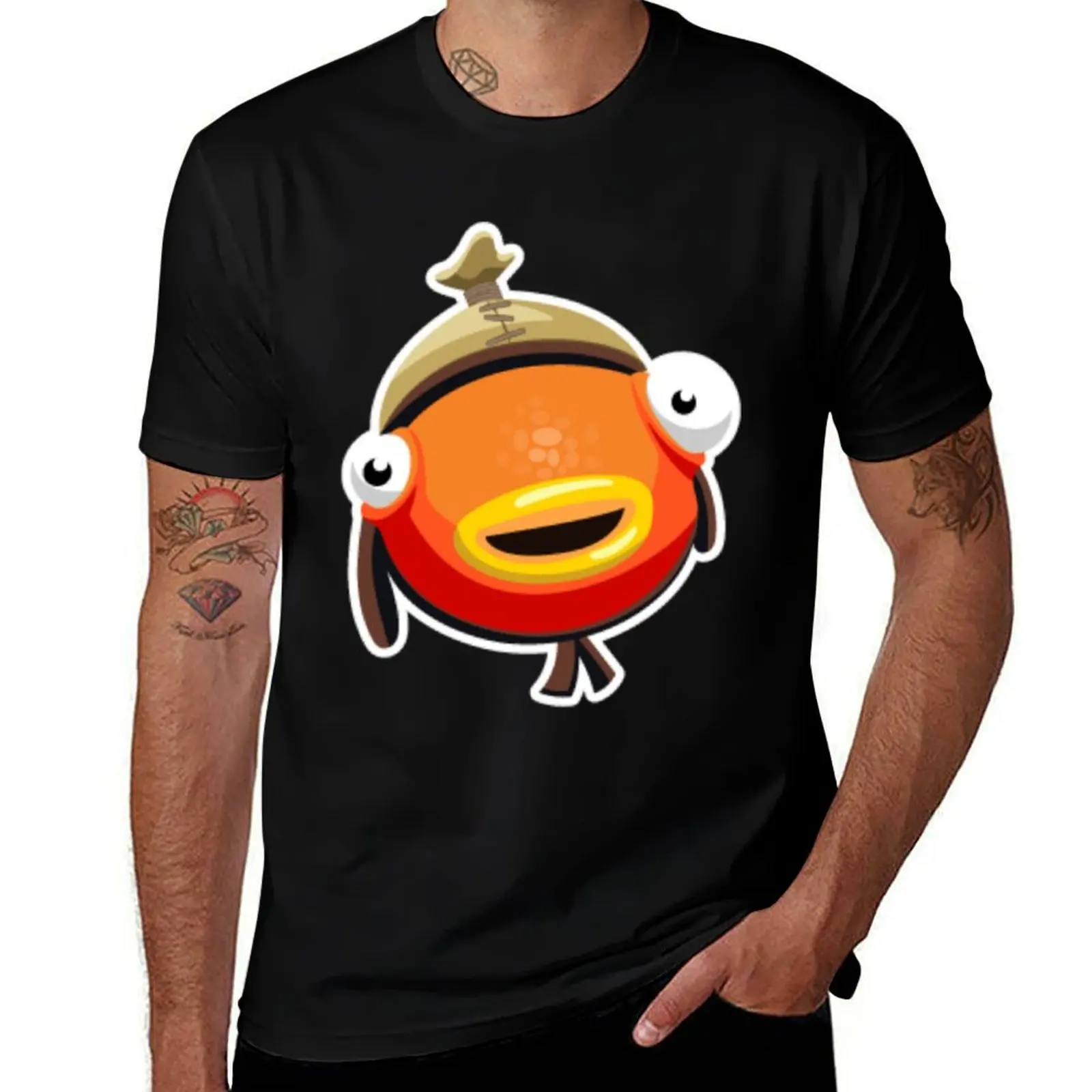 fishstick T-Shirt vintage anime shirt vintage clothes man clothes heavyweight t shirts for men