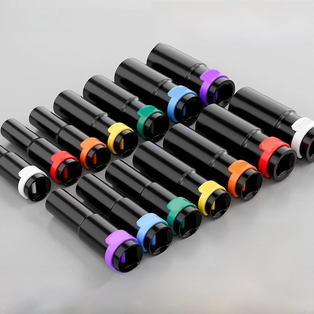 12pcs 1/2 Drive Electric Wrench Socket Extension Set High Carbon Steel Hollow Hex Nut Driver For Drill Screwdriver Tight Space F
